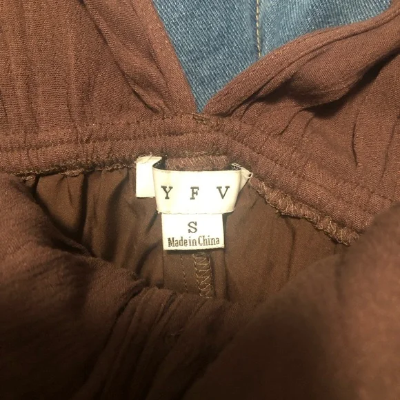 Chocolate Brown Boho Jumpsuit - Picture 7 of 7